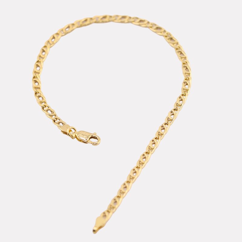Pulso Ojo de Tigre 14K 2.8g 20.5cm